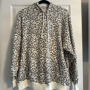 cheetah print hoodie